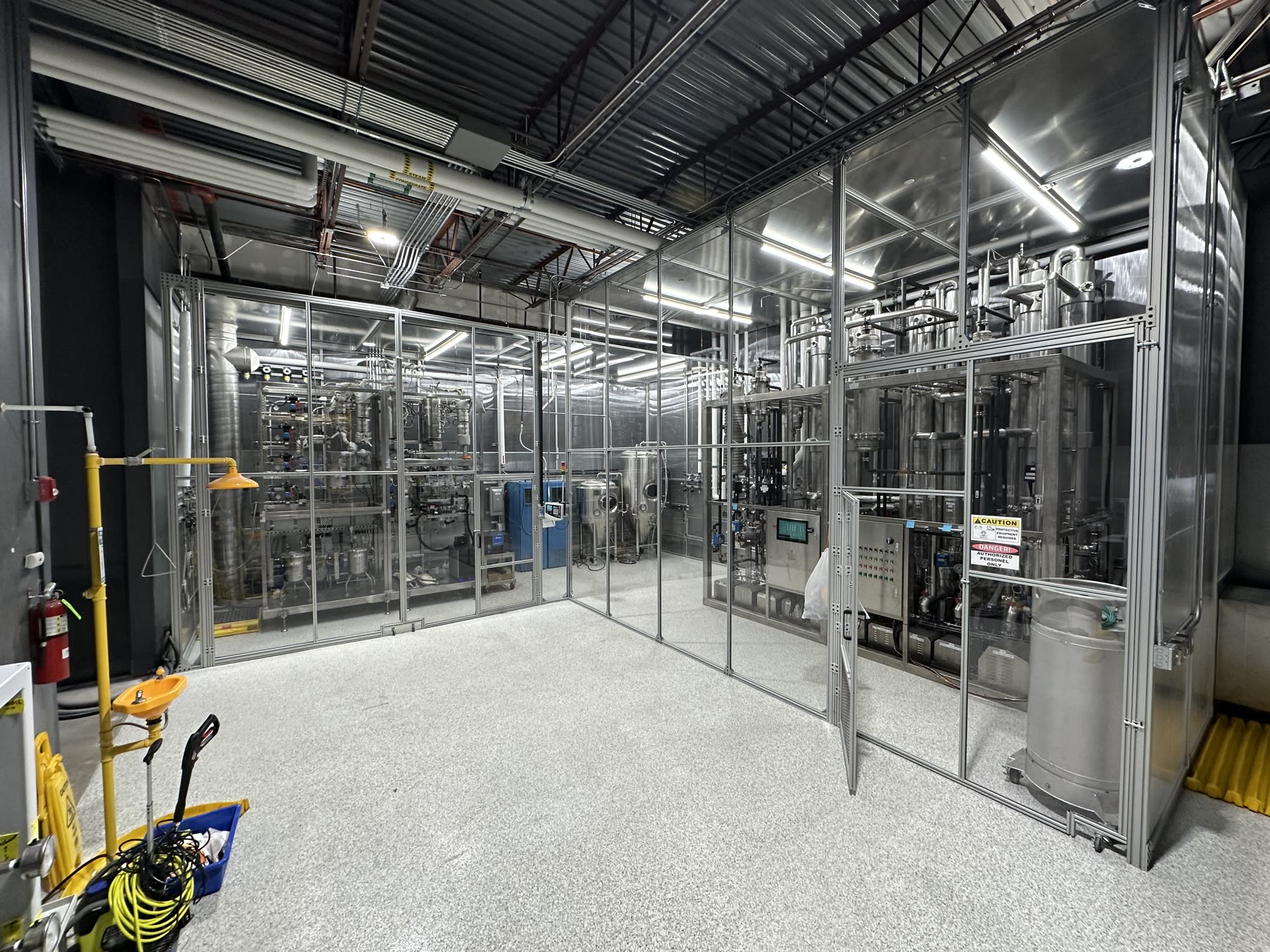Safion renewable-solvents pilot facility